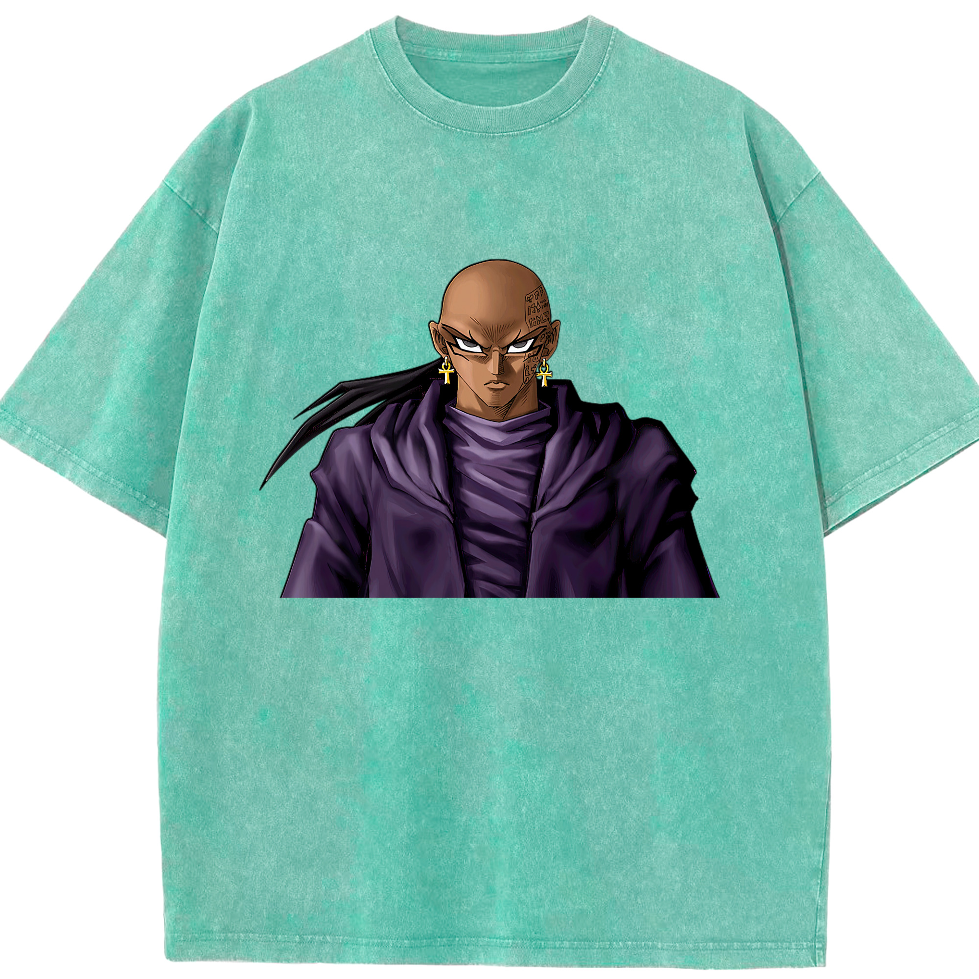 （画像用） 遊☆戯☆王 Yu-Gi-Oh! 綿100% ヴィンテージ風 半袖Tシャツ（フロントプリント）